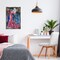 Stupell Industries Bold Dancer with Fan Floating Frame Design by Lucille Lee